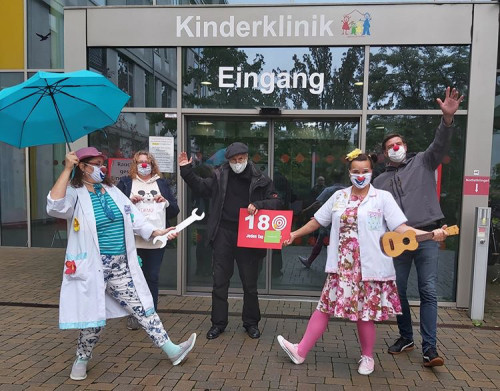 Die Clowndoktoren sind immer ein Volltreffer!  01
