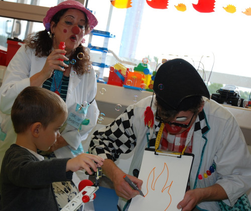 Humorvisiten für geflüchtete Kinder aus der Ukraine 01