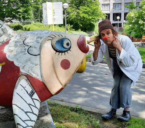 Zum Nachhören: Clowndoktoren im Radio 01