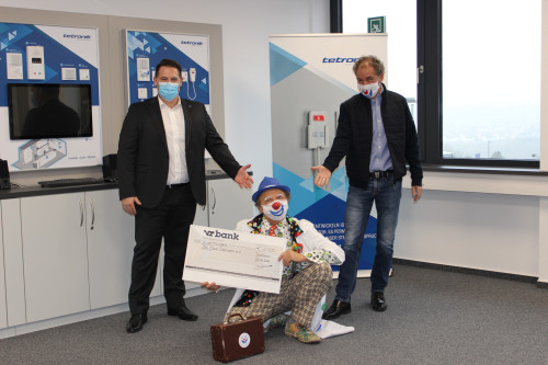 tetronik Kommunikationstechnik unterstützt drei Vereine aus der Region 01