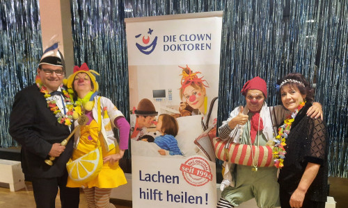 Steinheimer Prinzenpaar engagiert sich im großen Stil für die Clowndoktoren
